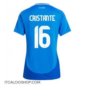 Italia Bryan Cristante #16 Prima Maglia Femmina Europei 2024 Manica Corta